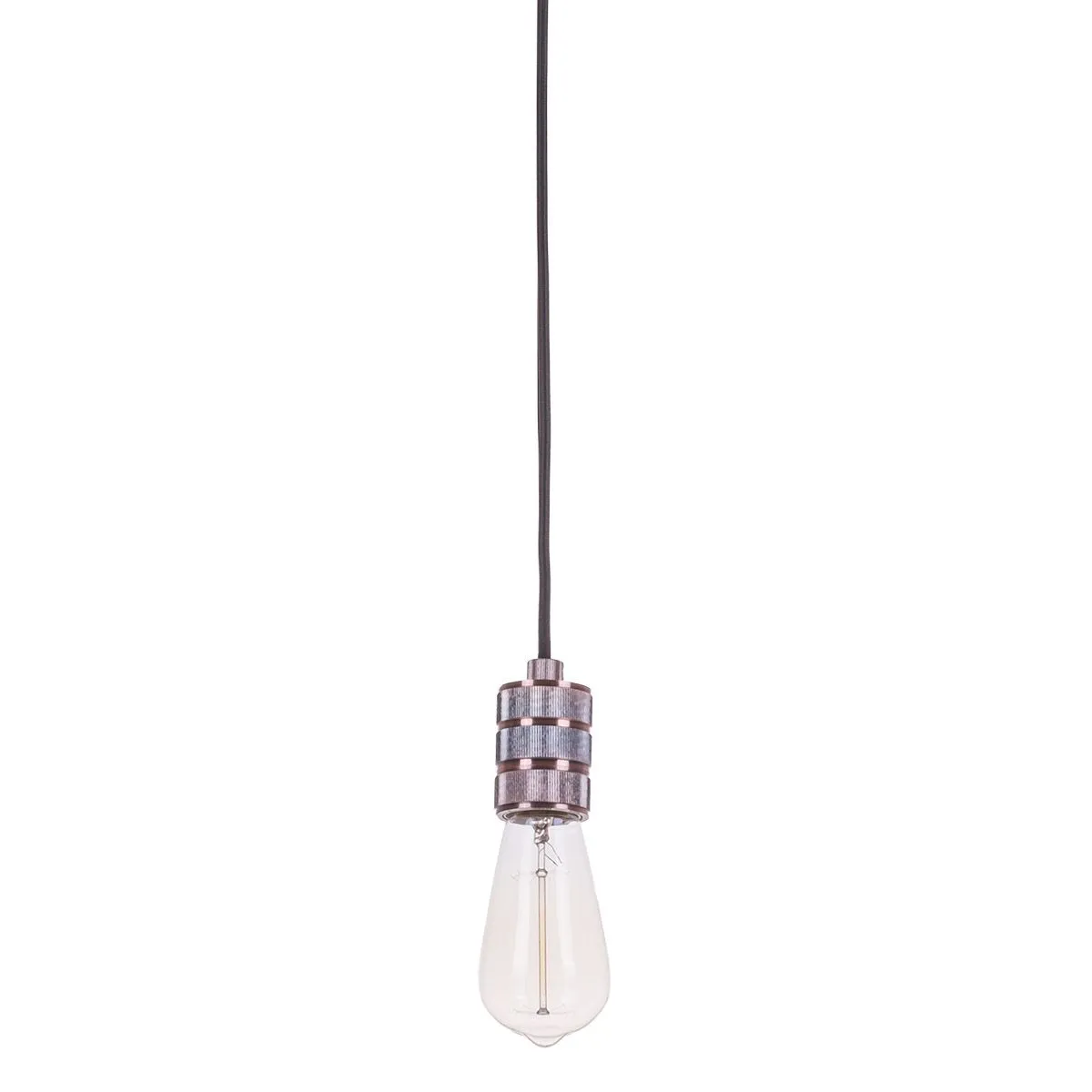 Millenia, nowoczesna oprawka wisząca, w kolorze czerwonej miedzi, E27, DS-M-010-03 RED COPPER